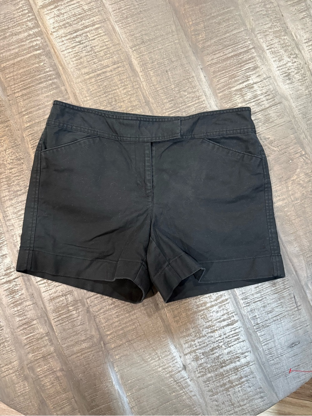 Ann Taylor Black Tailored Stretch Bike Shorts